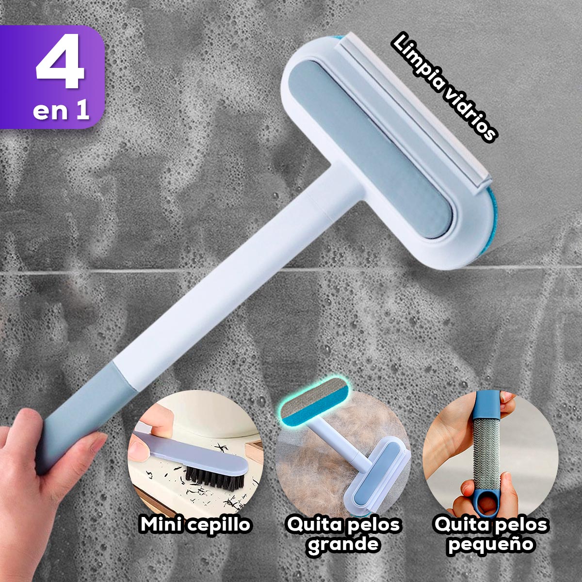 Limpiador 4 en 1 Extensible MANA-0086